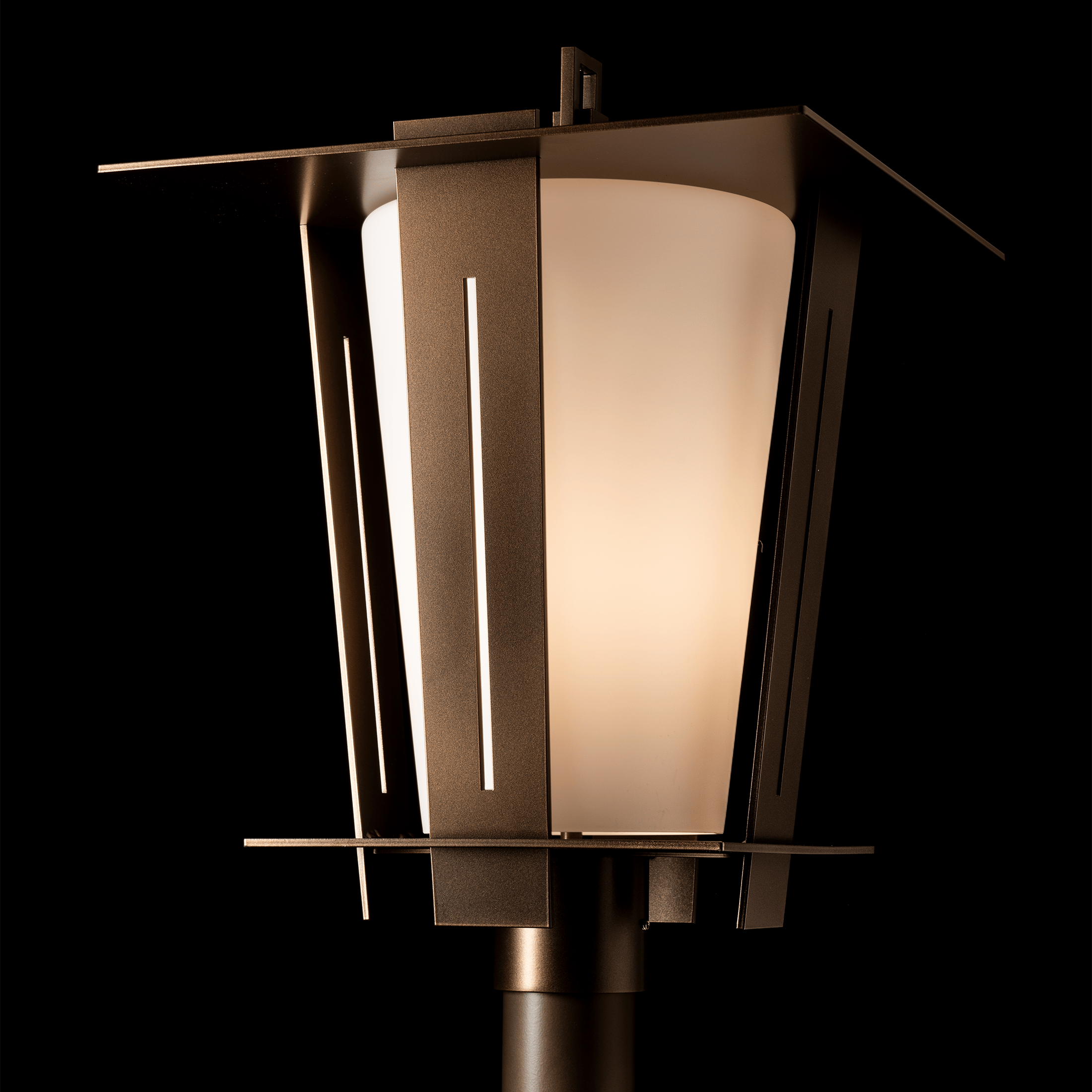 Linea Outdoor Lantern Post Light | by Hubbardton Forge | 342026