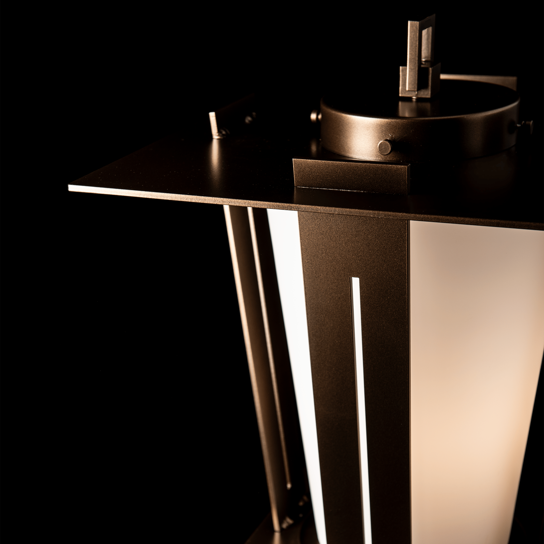 Linea Outdoor Lantern Post Light | by Hubbardton Forge | 342026