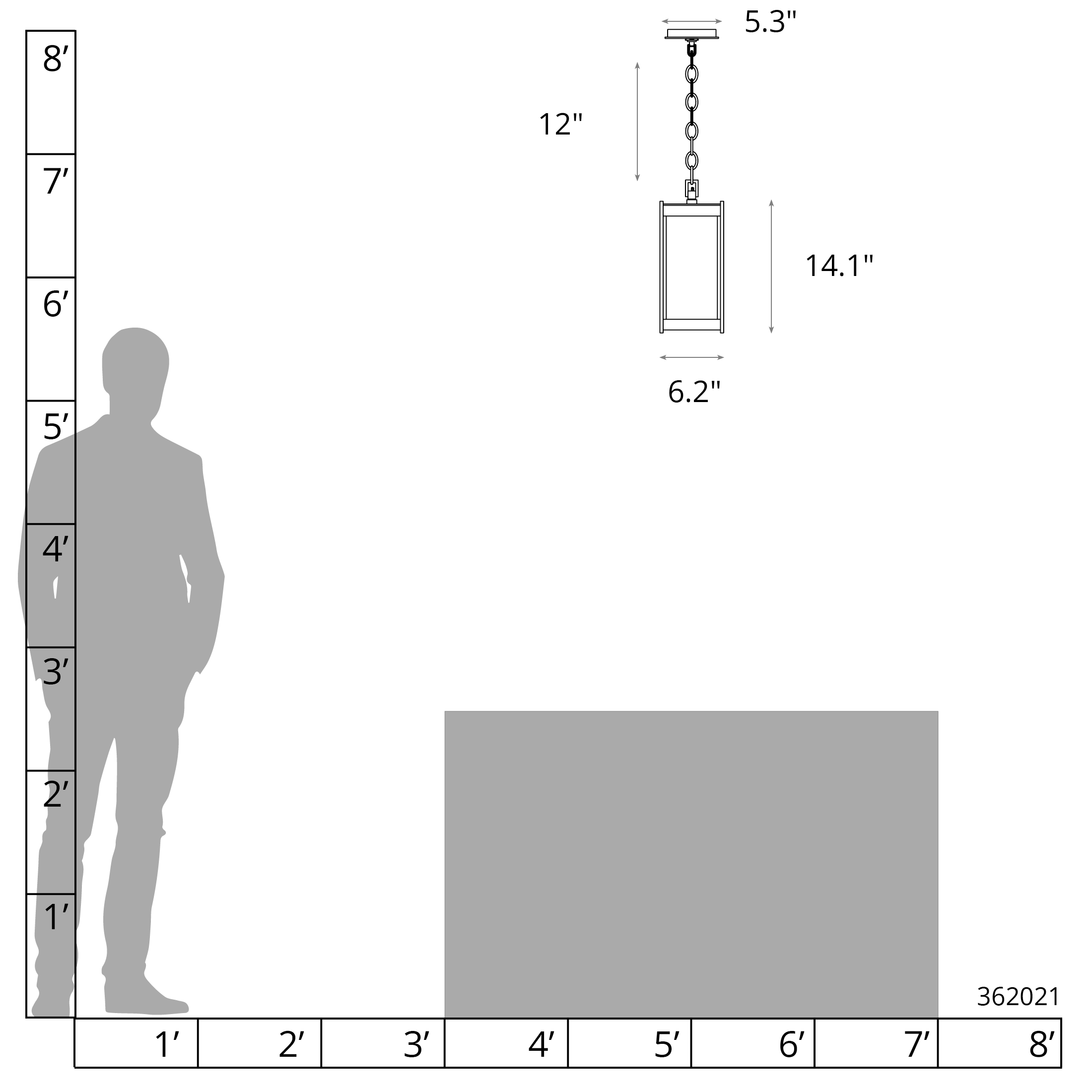 Cela Medium Outdoor Lantern | by Hubbardton Forge | 362021