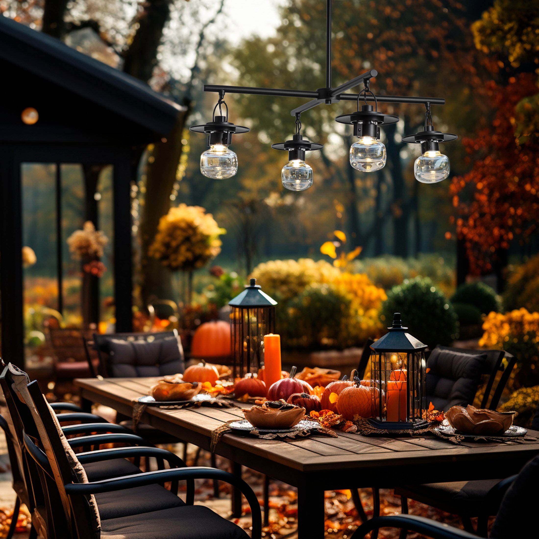Mason Outdoor 4-Light Pendant | by Hubbardton Forge | 364212