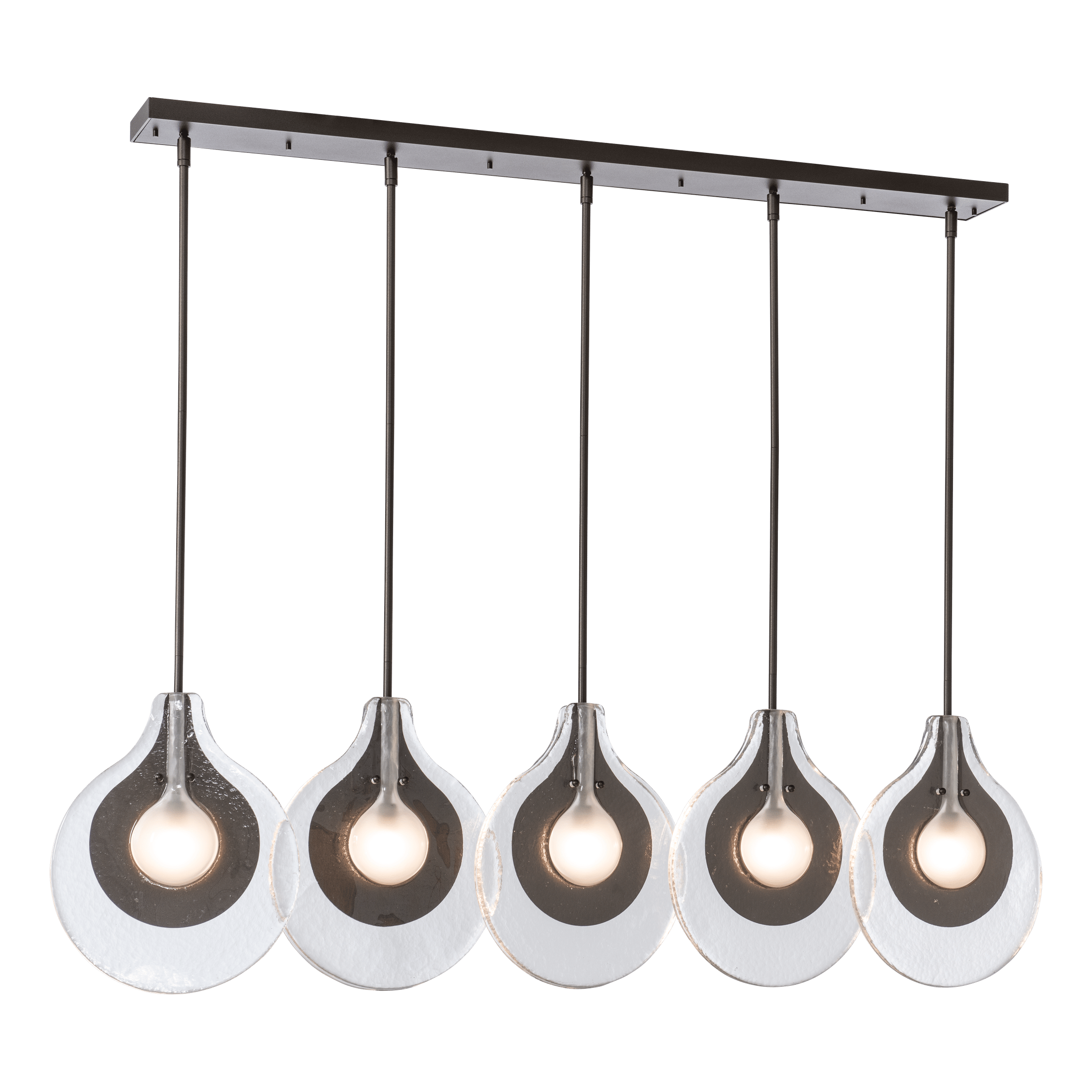 Veneto 5-Light Linear Pendant | by Hubbardton Forge | 401319