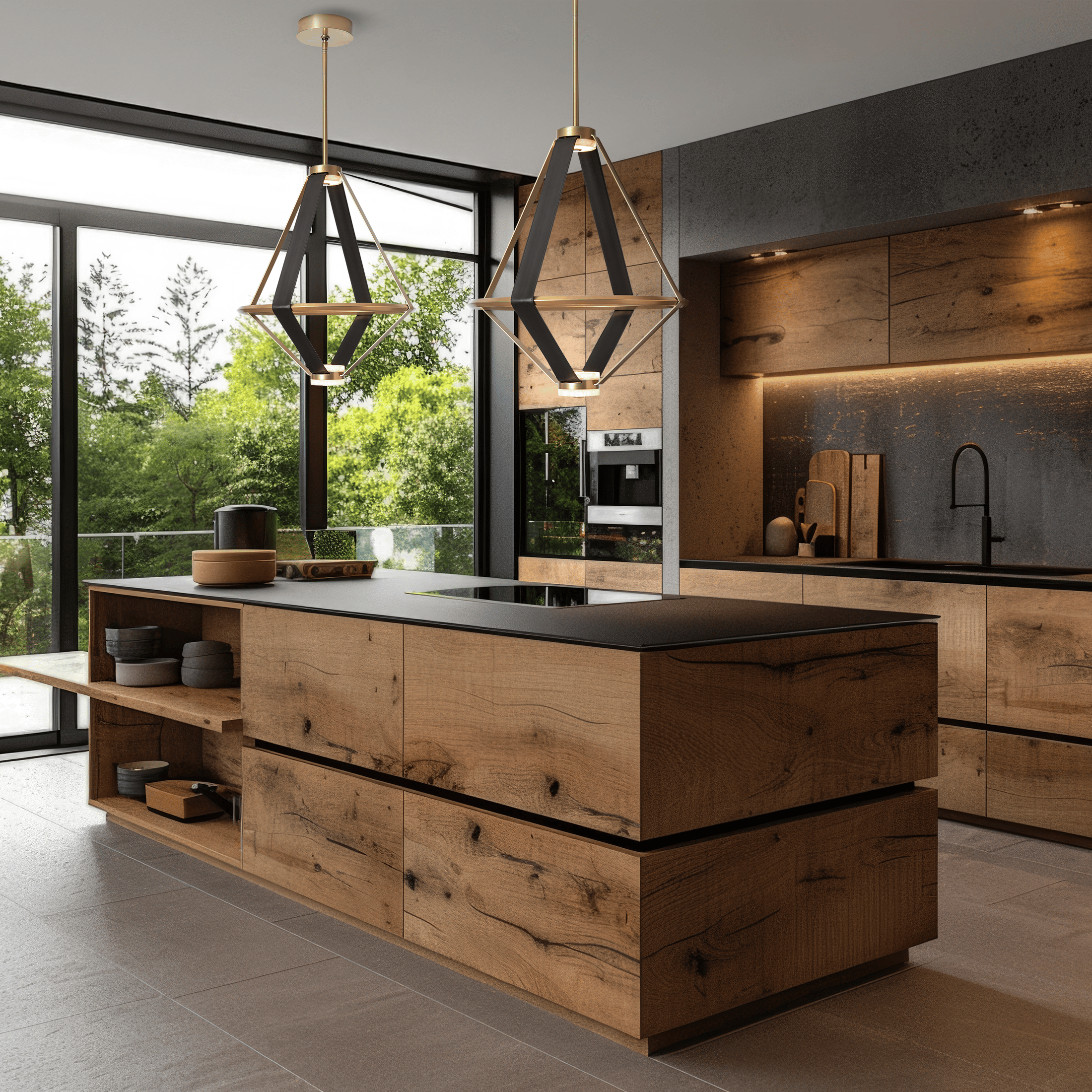 Aspen Large LED Lantern | by Hubbardton Forge | 401321