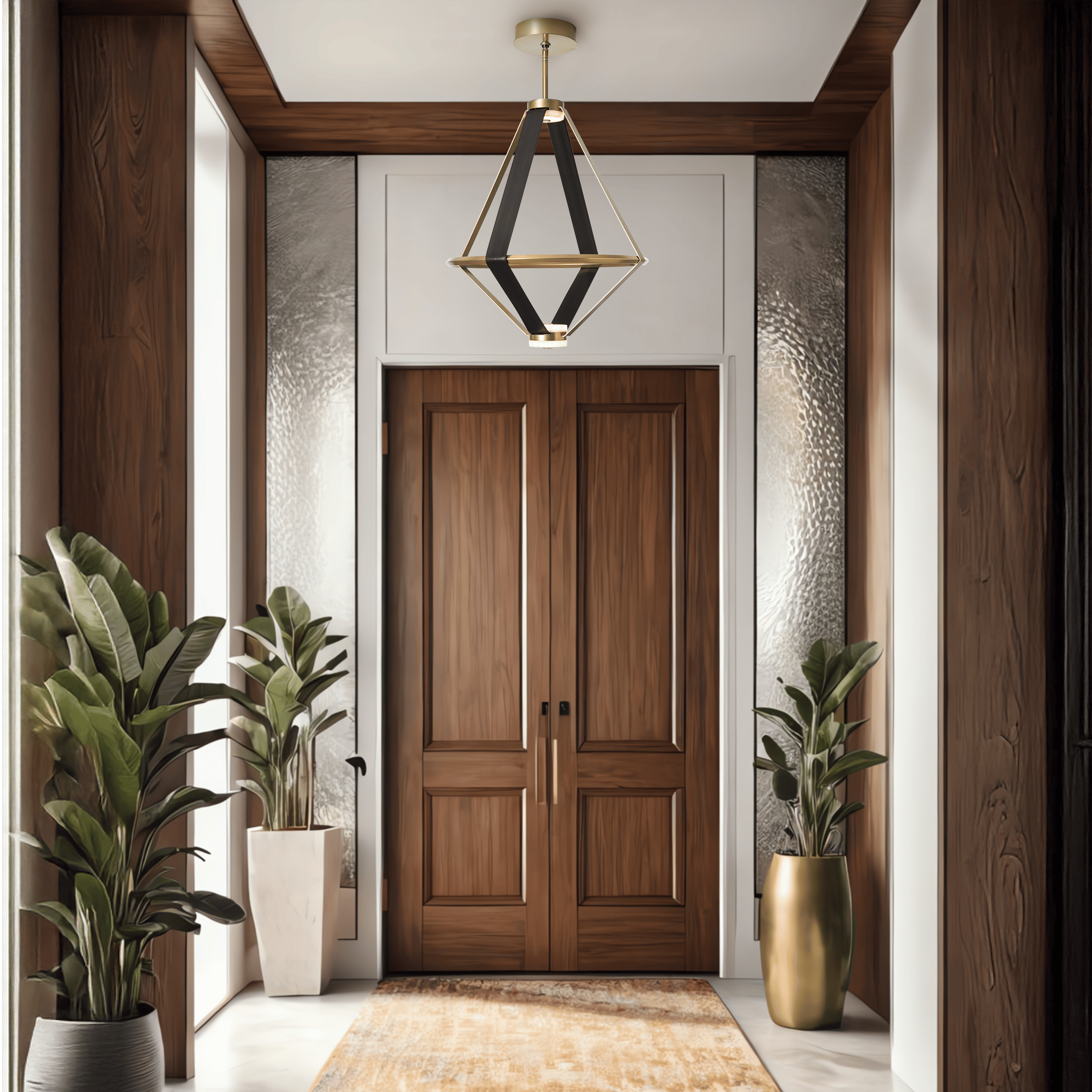Aspen Large LED Lantern | by Hubbardton Forge | 401321