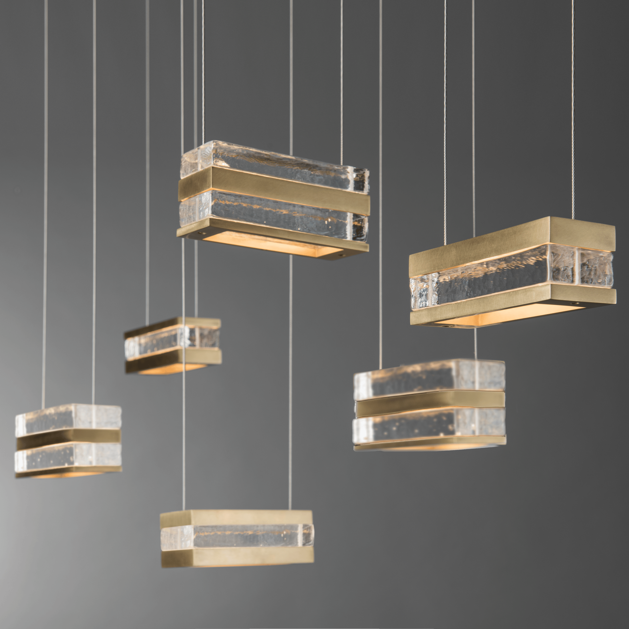 Stacks 6-Light LED Pendant | by Hubbardton Forge | 401349
