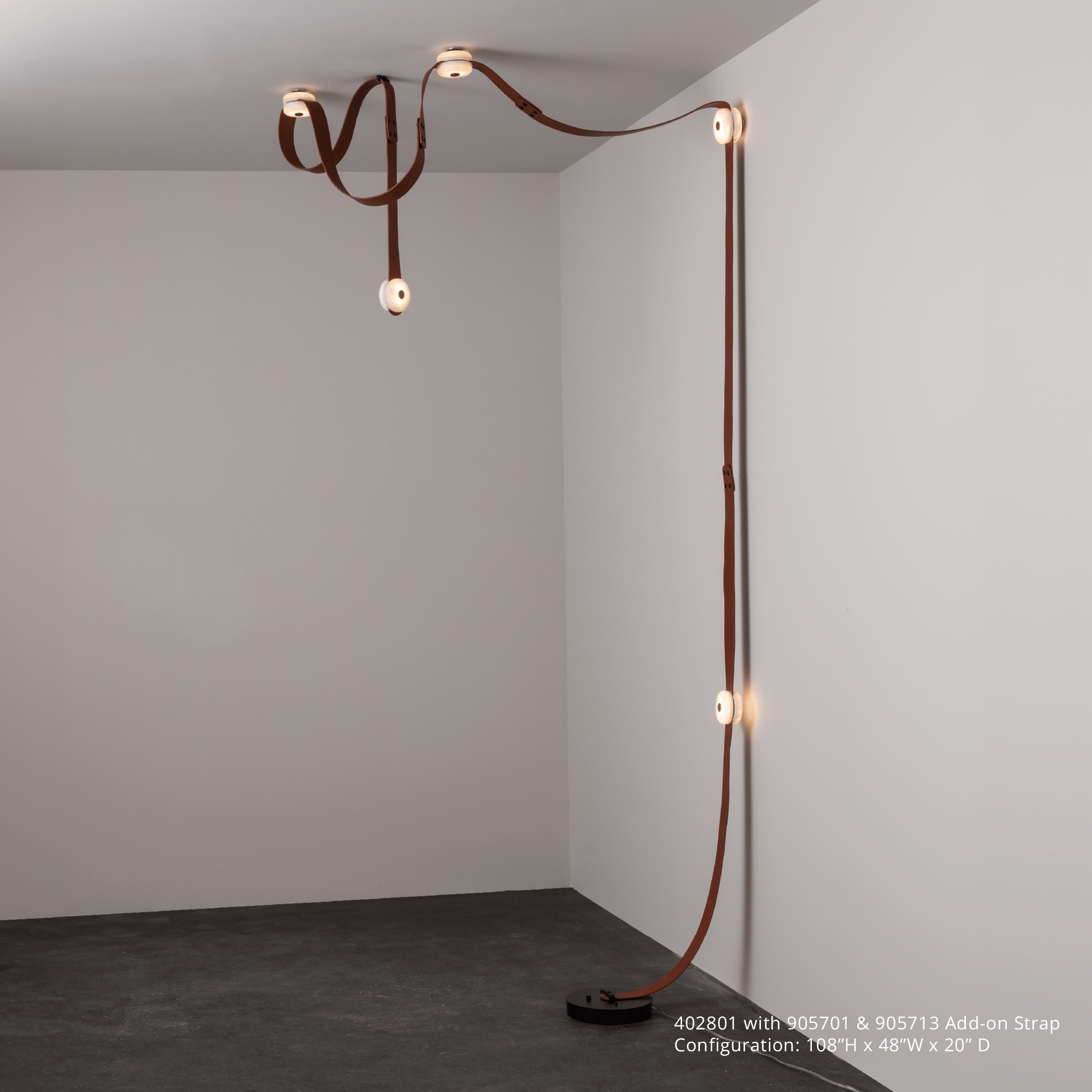 SNAPS Floor-to-Ceiling Plug-in LED Lamp | by Hubbardton Forge | 402801
