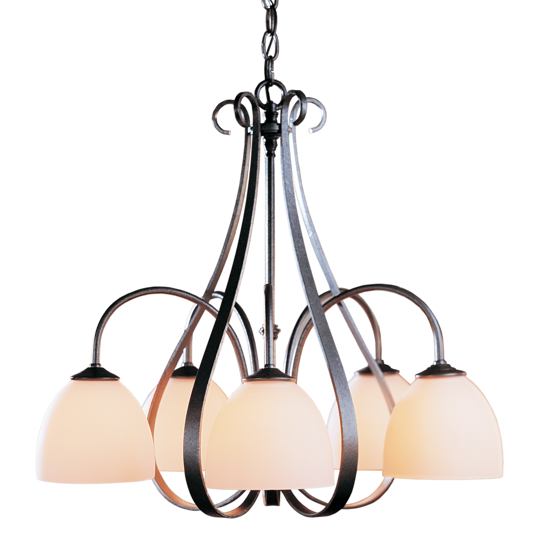 Sweeping Taper 5 Arm Chandelier | by Hubbardton Forge | 101445