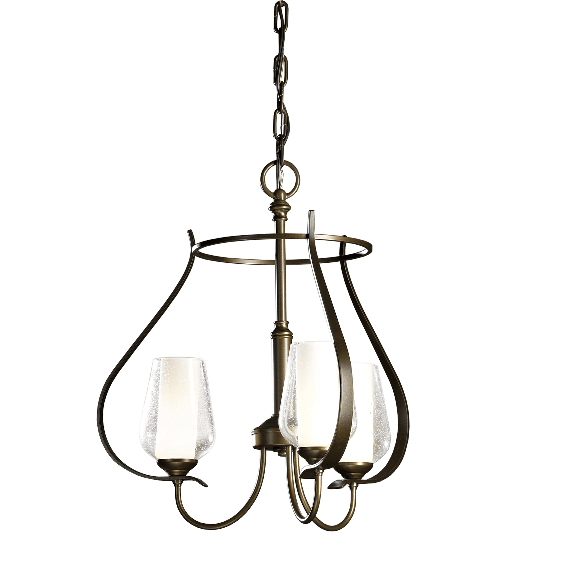 Flora 3 Arm Chandelier | by Hubbardton Forge | 103047