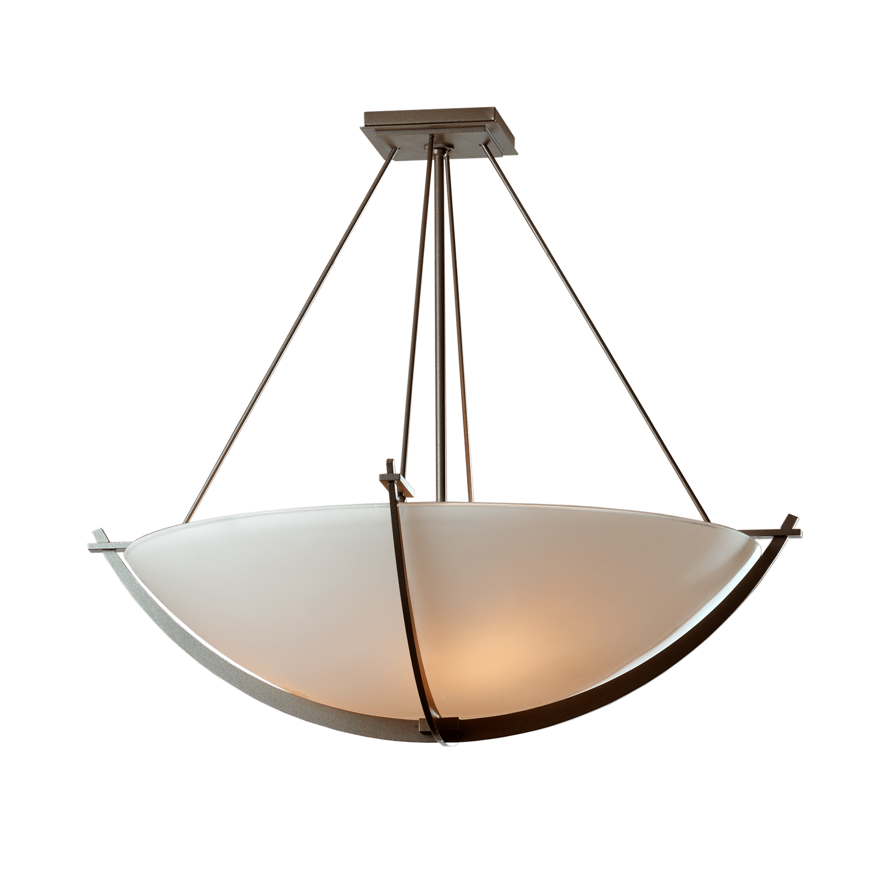 Compass Large Semi-Flush | by Hubbardton Forge | 124560