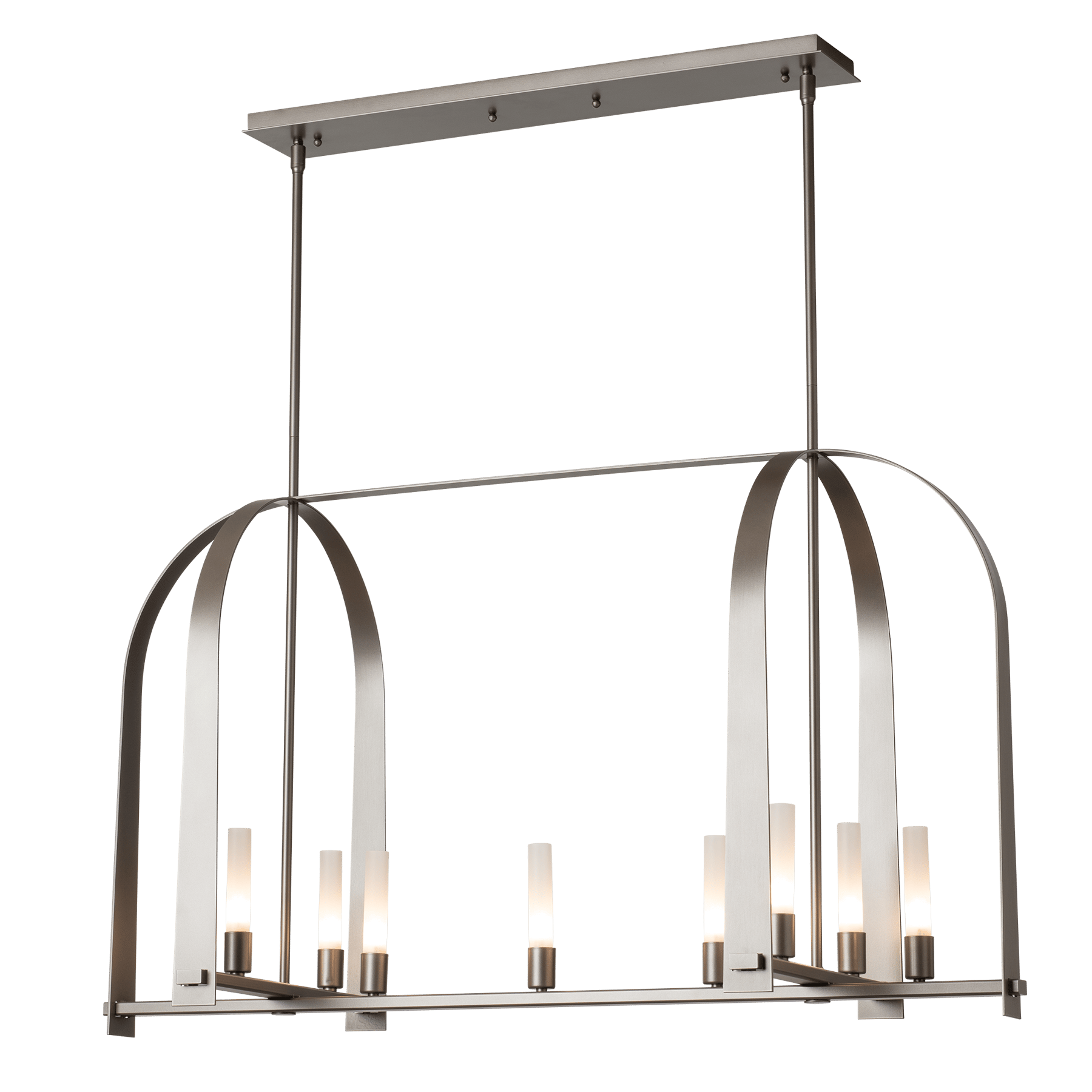ファクトリーランプ Triomphe 9-Light Linear Pendant | by Hubbardton Forge | 131075