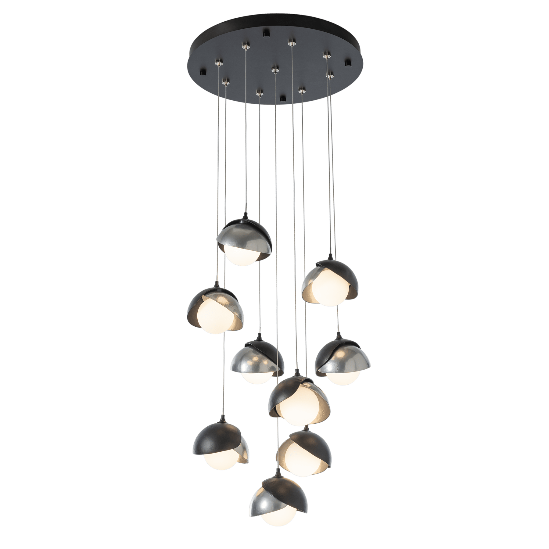 Brooklyn 9-Light Double Shade Pendant | by Hubbardton Forge | 131105