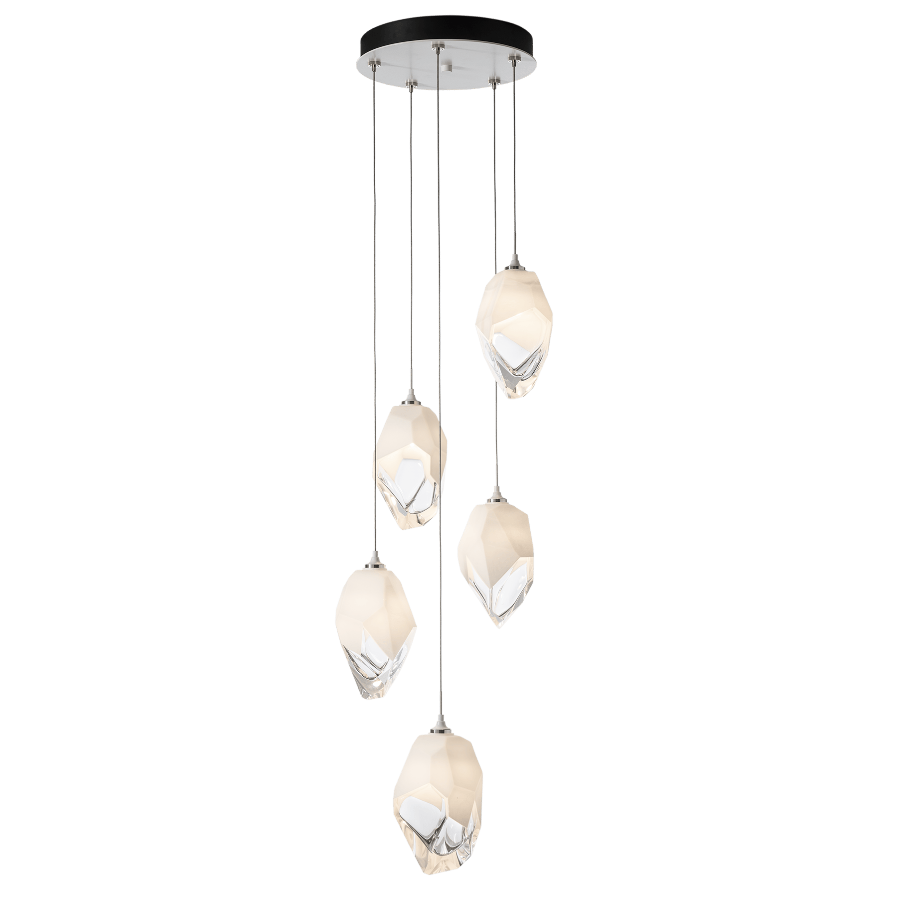 MASSES マシスTYPE1 【Chrysails 】Aluminum L Chrysalis 5-Light Large Crystal Pendant | by Hubbardton Forge | 131138