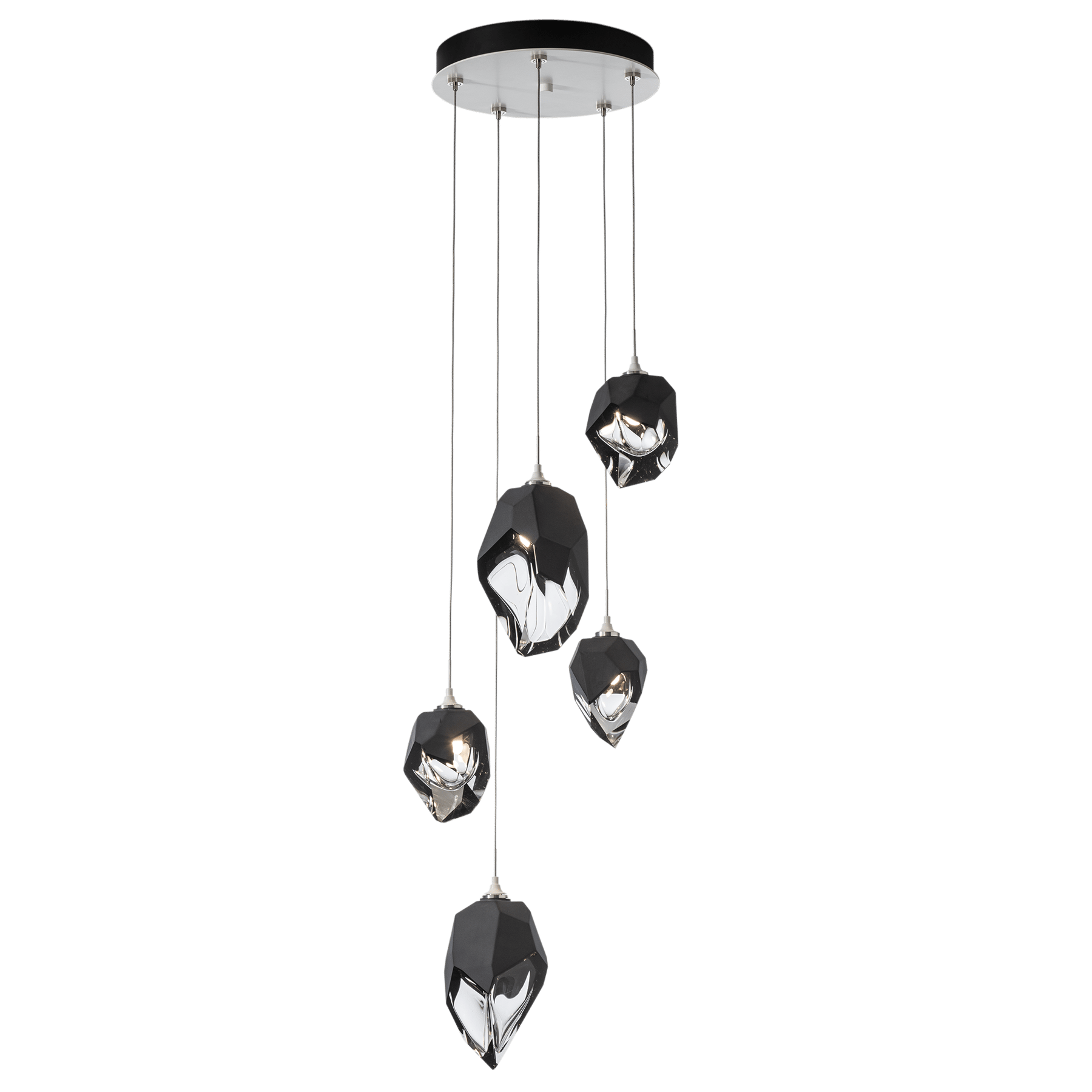 Chrysalis 5-Light Mixed Crystal Pendant | by Hubbardton Forge | 131139