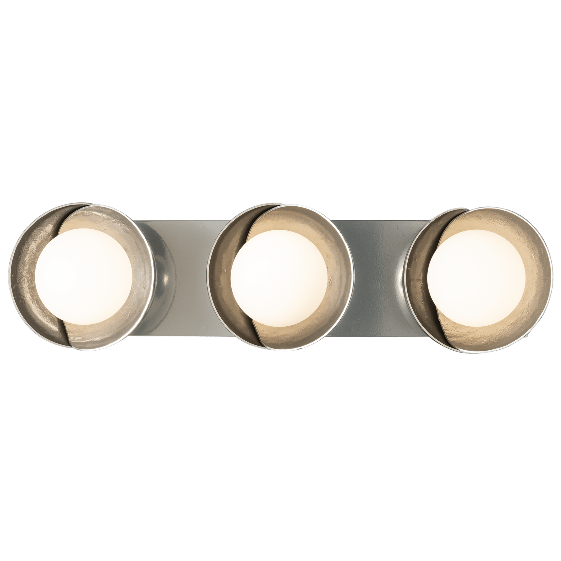 Brooklyn 3-Light Straight Double Shade Bath Sconce | by Hubbardton