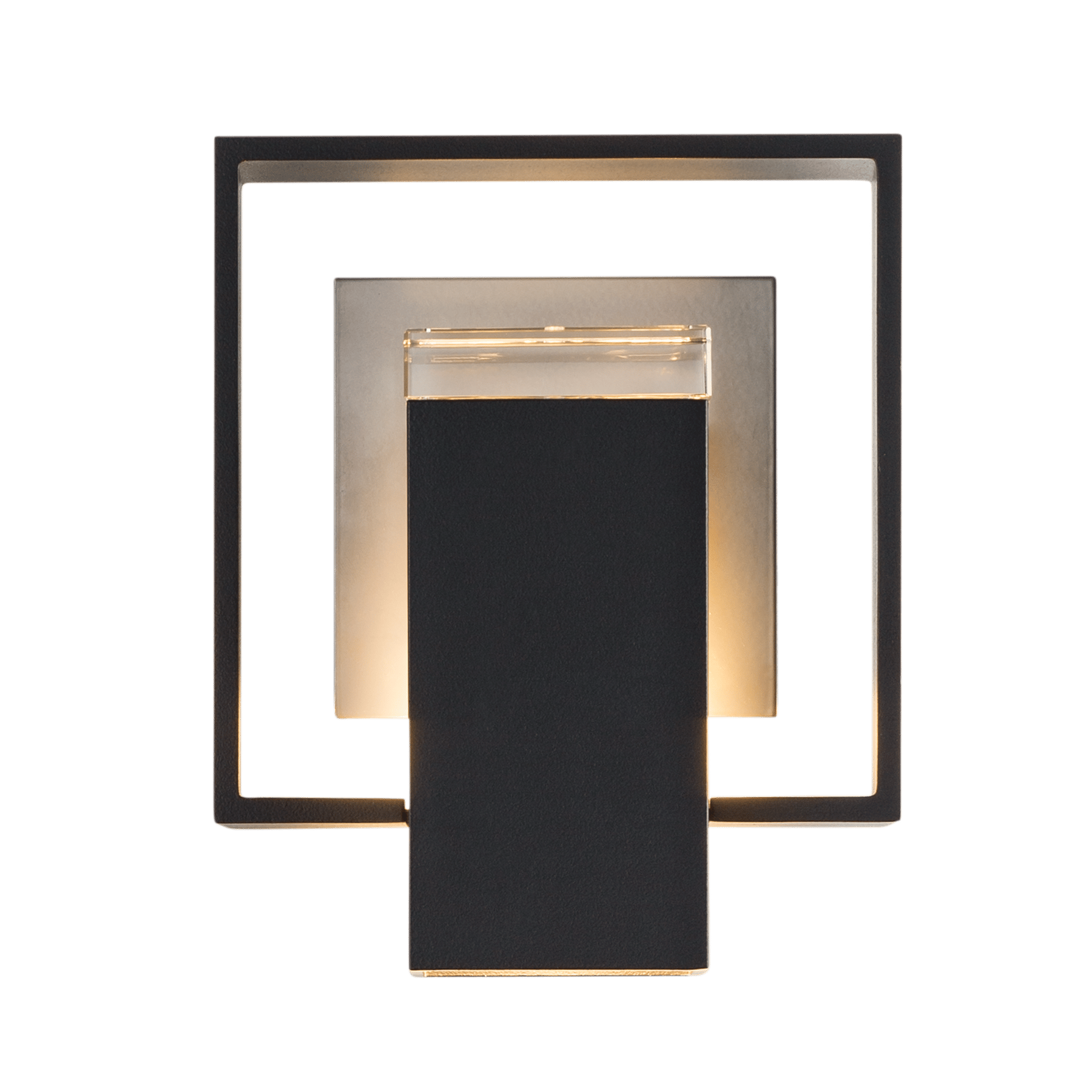 Hideオーダー品・ブラック＆ゴールド3・ディスプレーBOX・照明付 Shadow Box Small Dark Sky Friendly Outdoor Sconce | by Hubbardton