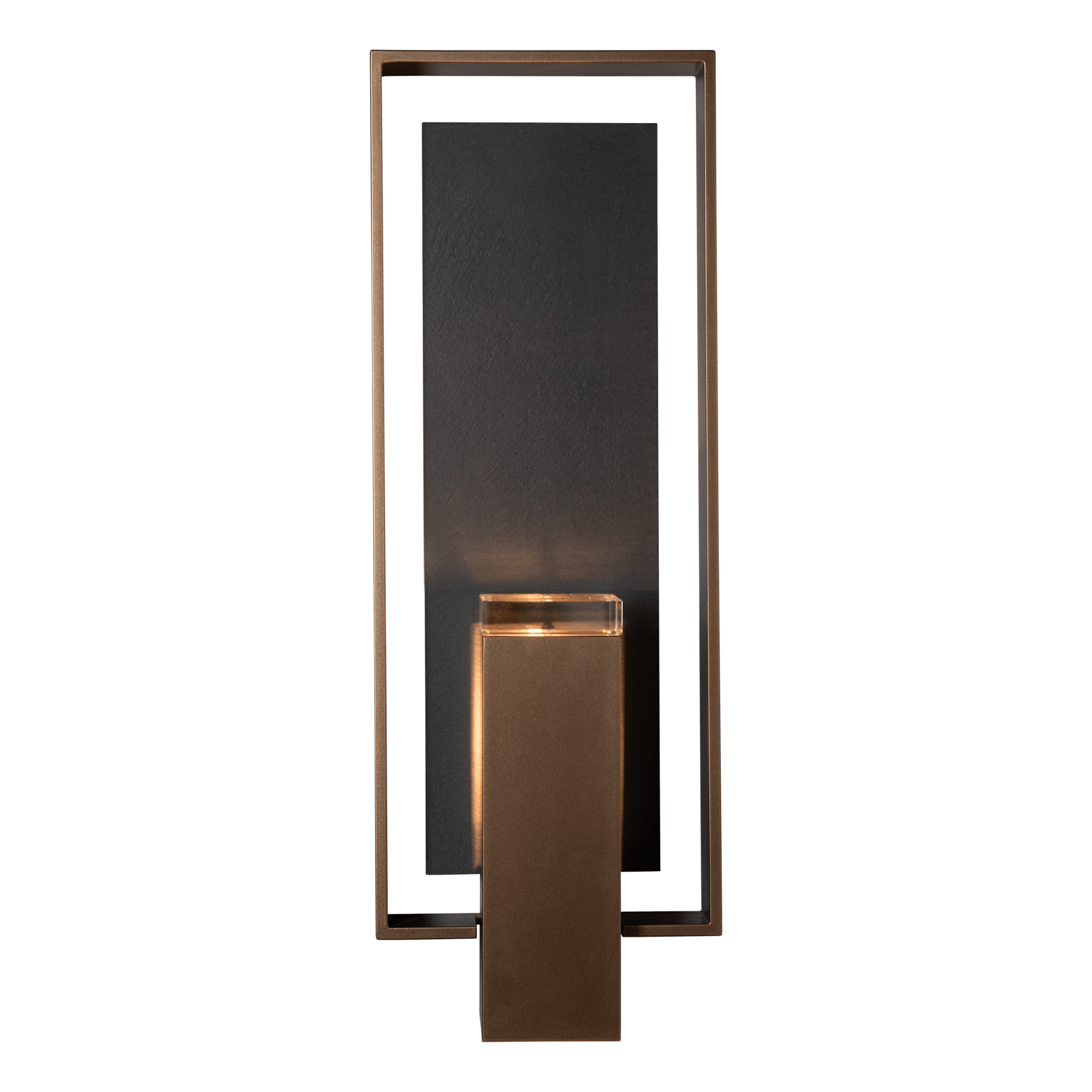Shadow Box Large w/Slate Dark Sky Friendly Outdoor Sconce