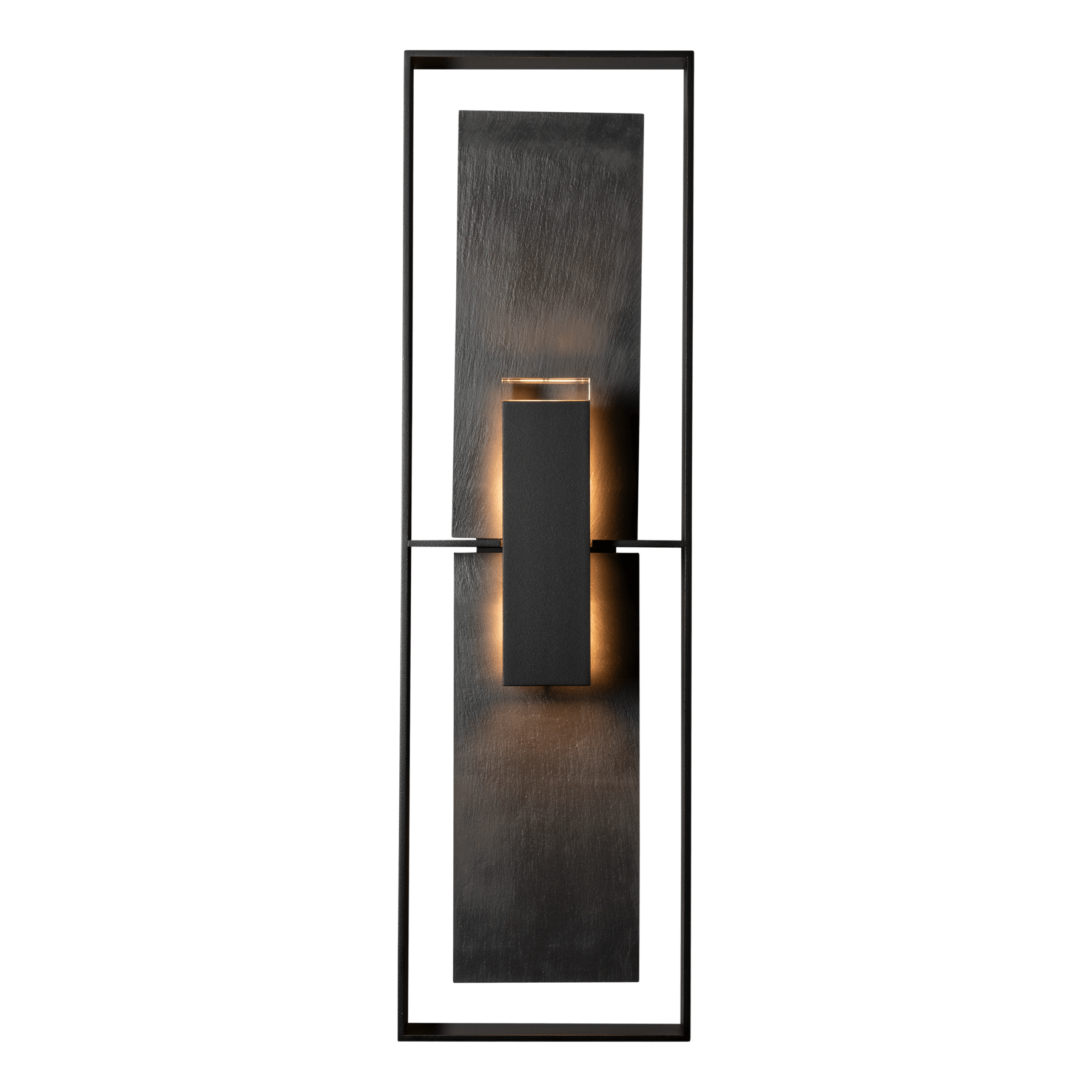 Shadow Box Tall w/Slate Dark Sky Friendly Outdoor Sconce | by