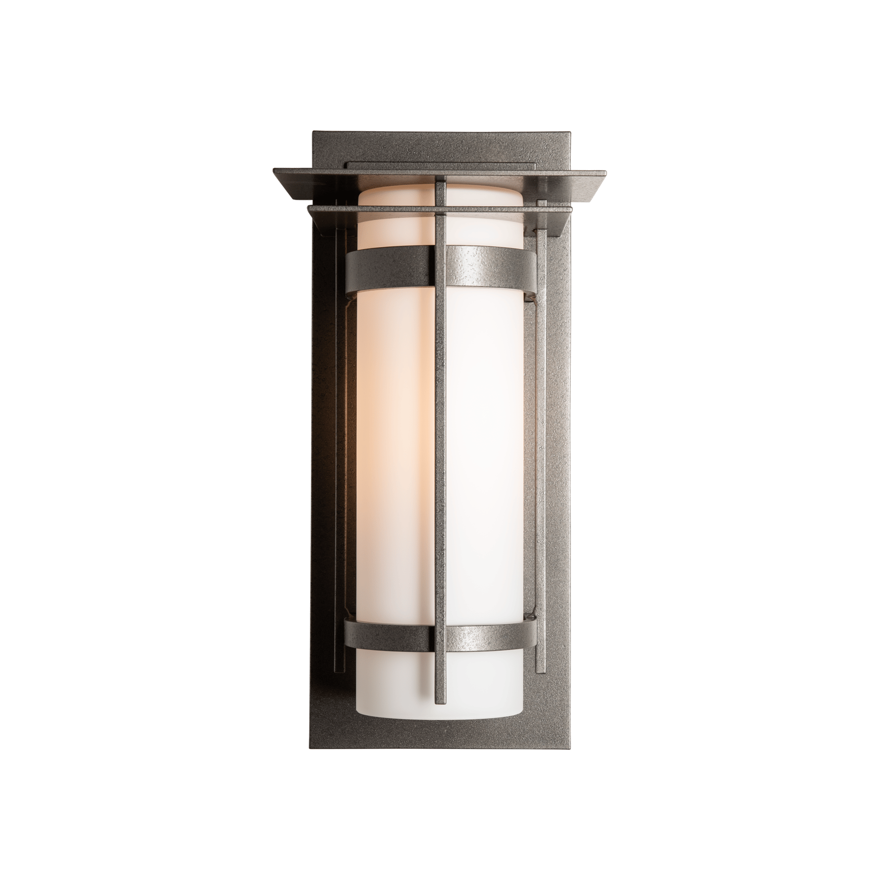 Banded with Top Plate Outdoor Sconce | by Hubbardton Forge