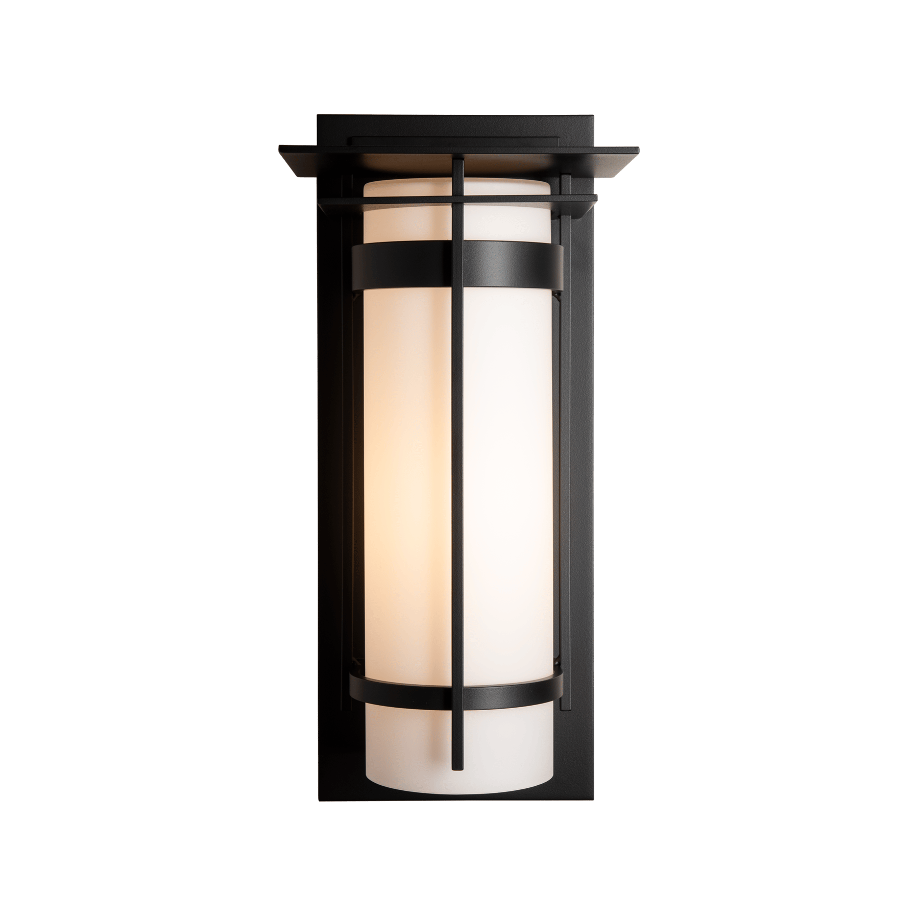Banded with Top Plate Large Outdoor Sconce | by Hubbardton Banded with Top Plate Large Outdoor Sconce | by Hubbardton