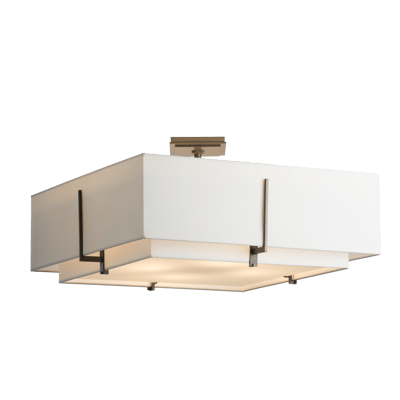 Exos Large Double Shade Semi-Flush | by Hubbardton Forge | 126505 Exos Large Double Shade Semi-Flush | by Hubbardton Forge | 126505