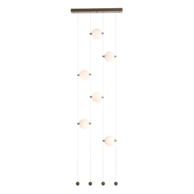 glapt Abacus 10-Light Square LED Pendant | by Hubbardton Forge