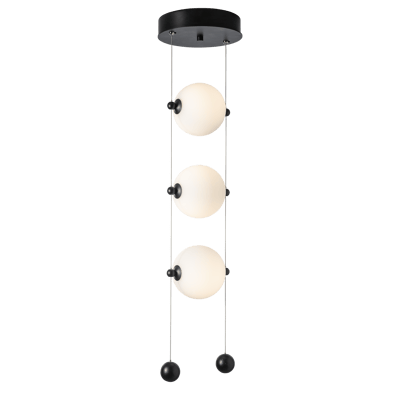 Abacus 7-Light Double Linear LED Pendant | by Hubbardton Forge