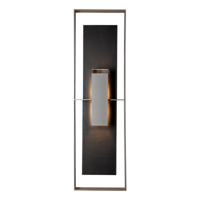 Shadow Box Tall Outdoor Sconce | by Hubbardton Forge | 302607