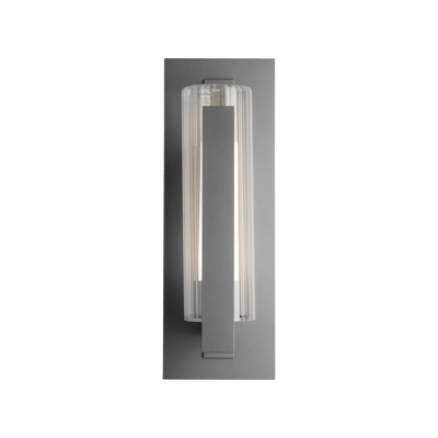 Forged Vertical Bar Sconce - Steel Backplate | by Hubbardton Forge